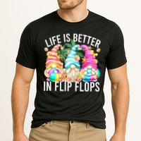 Life Is Better In Flip Flops For Beach Girls Summer Gnomes Performance Shirt