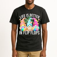 Life Is Better In Flip Flops For Beach Girls Summer Gnomes Tall T-Shirt