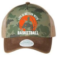 Life Is Better With Basketball For Player Bball Legacy Tie Dye Trucker Hat