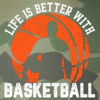 Life Is Better With Basketball For Player Bball Legacy Tie Dye Trucker Hat