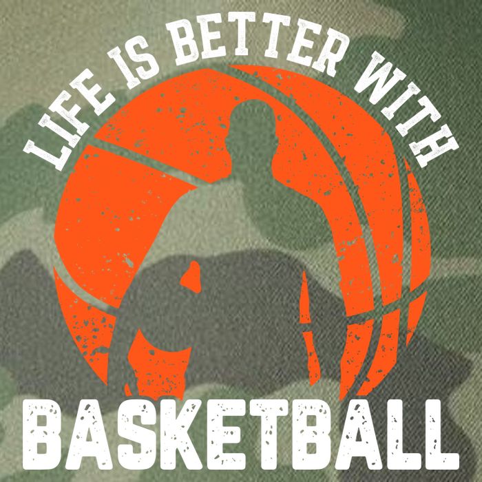 Life Is Better With Basketball For Player Bball Legacy Tie Dye Trucker Hat