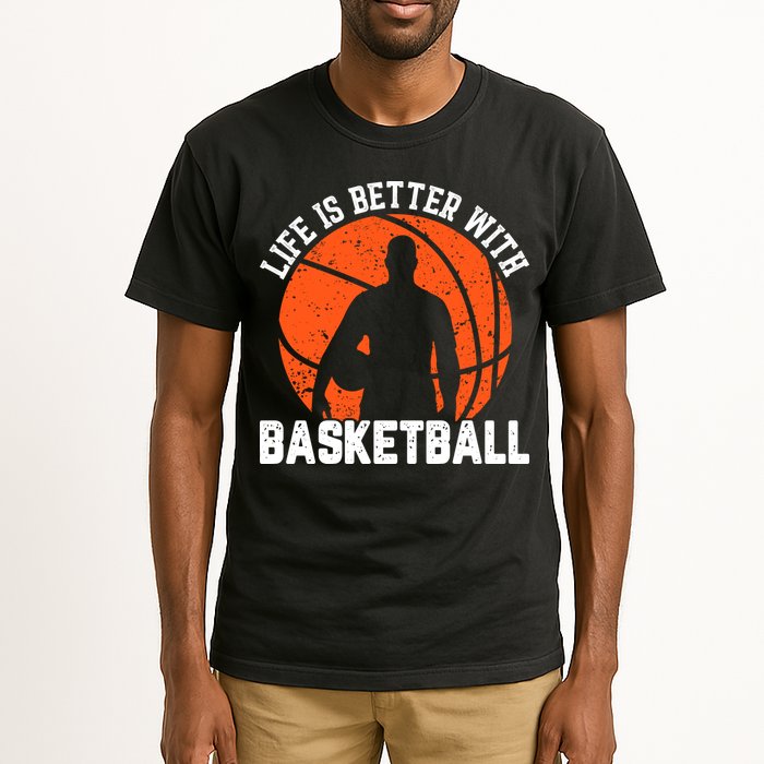 Life Is Better With Basketball For Player Bball Tall T-Shirt