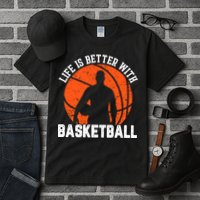 Life Is Better With Basketball For Player Bball Tall T-Shirt