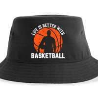 Life Is Better With Basketball For Player Bball Sustainable Bucket Hat