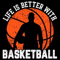 Life Is Better With Basketball For Player Bball Sustainable Bucket Hat