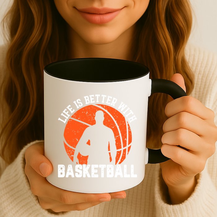 Life Is Better With Basketball For Player Bball Mug