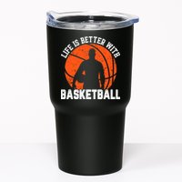 Life Is Better With Basketball For Player Bball Tumbler