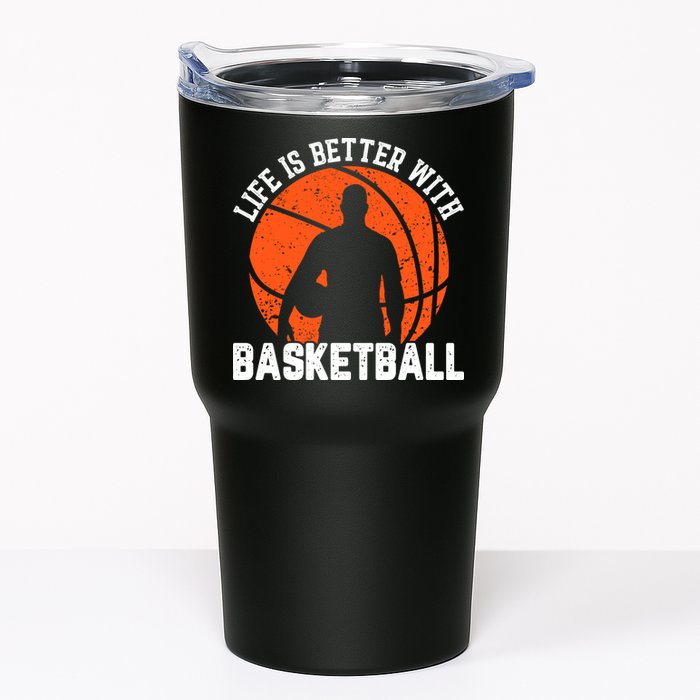 Life Is Better With Basketball For Player Bball Tumbler