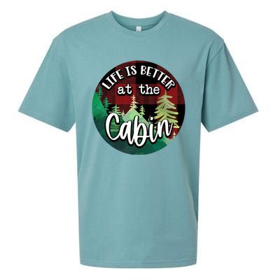 Life Is Better At The Cabin Sueded Cloud Jersey T-Shirt