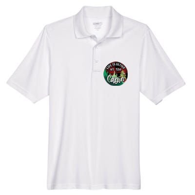 Life Is Better At The Cabin Men's Origin Performance Pique Polo