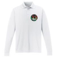 Life Is Better At The Cabin Performance Long Sleeve Polo