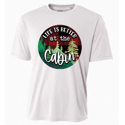 Life Is Better At The Cabin Cooling Performance Crew T-Shirt