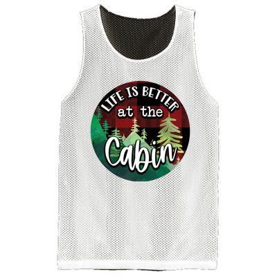 Life Is Better At The Cabin Mesh Reversible Basketball Jersey Tank