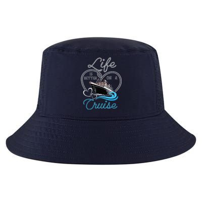 Life is Better on a Cruise , Wo and Kid Cruising Cool Comfort Performance Bucket Hat