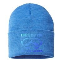 Life Is Better On The Slopes Gift Sustainable Knit Beanie