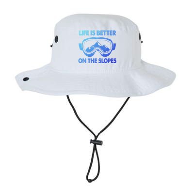 Life Is Better On The Slopes Gift Legacy Cool Fit Booney Bucket Hat