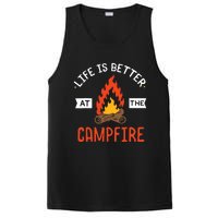 Life is better at the Campfire - Funny Camping & Camper Gift PosiCharge Competitor Tank