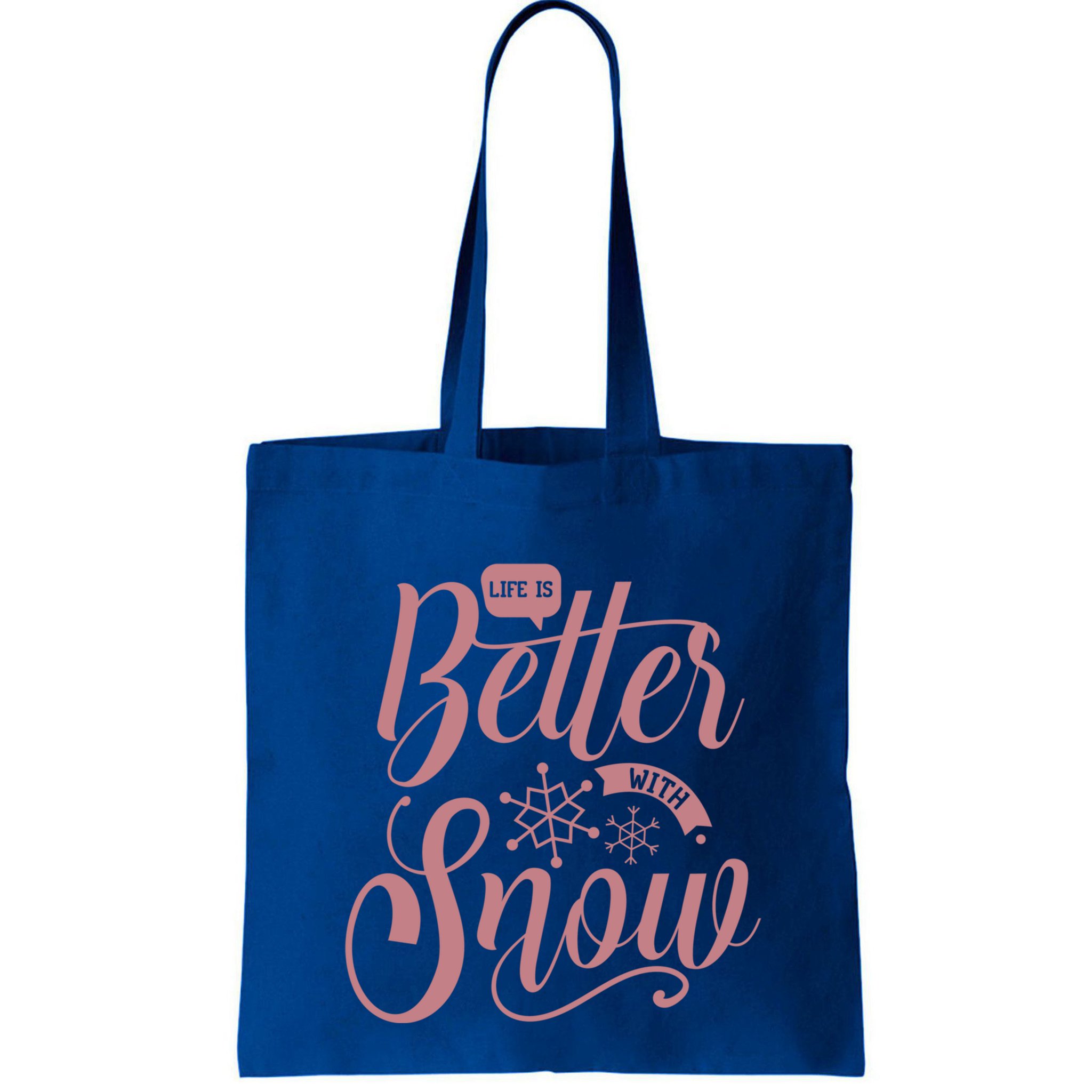 Life Is Better With Snow Cold Season Quote Cute Gift Bag