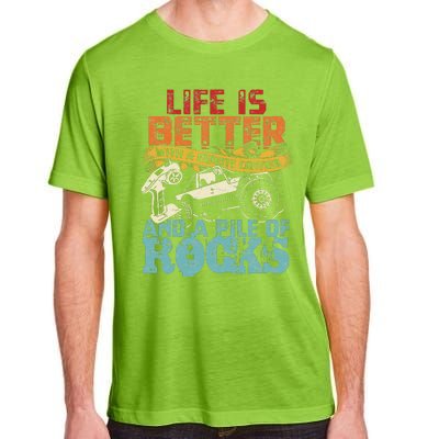 Life Is Better With A Remote Control And A Pile Of Rocks Adult ChromaSoft Performance T-Shirt