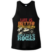 Life Is Better With A Remote Control And A Pile Of Rocks Ladies PosiCharge Tri-Blend Wicking Tank