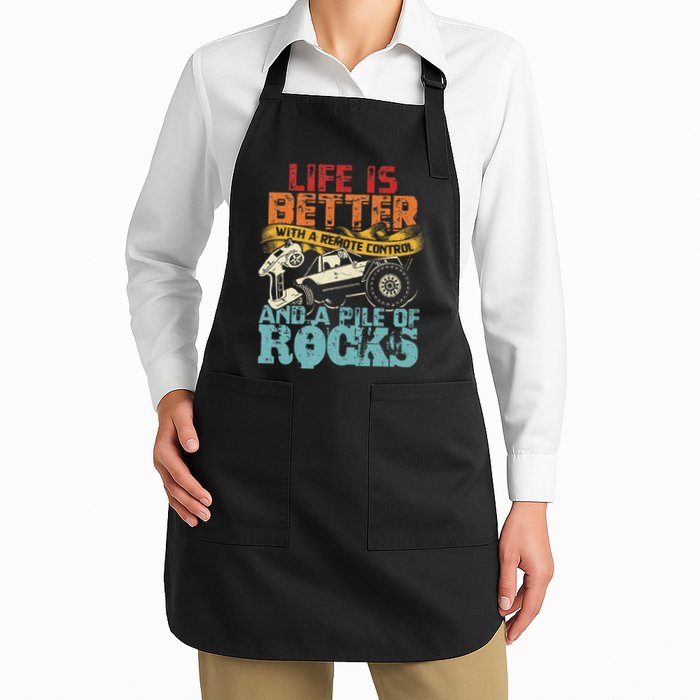 Life Is Better With A Remote Control And A Pile Of Rocks Apron