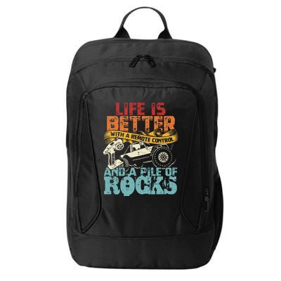 Life Is Better With A Remote Control And A Pile Of Rocks City Backpack