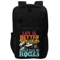 Life Is Better With A Remote Control And A Pile Of Rocks Impact Tech Backpack