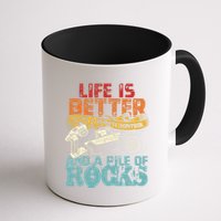 Life Is Better With A Remote Control And A Pile Of Rocks Mug