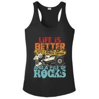 Life Is Better With A Remote Control And A Pile Of Rocks Ladies PosiCharge Competitor Racerback Tank
