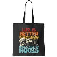 Life Is Better With A Remote Control And A Pile Of Rocks Bag