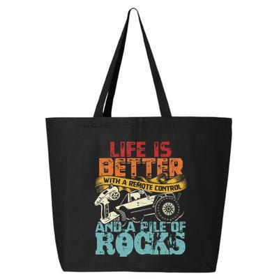 Life Is Better With A Remote Control And A Pile Of Rocks 25L Jumbo Tote