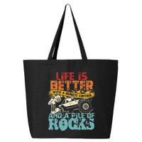 Life Is Better With A Remote Control And A Pile Of Rocks 25L Jumbo Tote