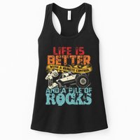 Life Is Better With A Remote Control And A Pile Of Rocks Womens Tank Top