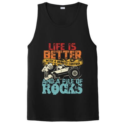Life Is Better With A Remote Control And A Pile Of Rocks PosiCharge Competitor Tank