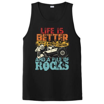 Life Is Better With A Remote Control And A Pile Of Rocks PosiCharge Competitor Tank