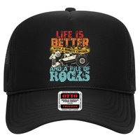 Life Is Better With A Remote Control And A Pile Of Rocks Trucker Hat