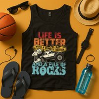 Life Is Better With A Remote Control And A Pile Of Rocks Tank Top