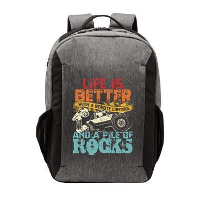 Life Is Better With A Remote Control And A Pile Of Rocks Vector Backpack