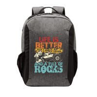 Life Is Better With A Remote Control And A Pile Of Rocks Vector Backpack