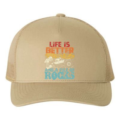 Life Is Better With A Remote Control And A Pile Of Rocks Yupoong Adult 5-Panel Trucker Hat