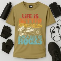 Life Is Better With A Remote Control And A Pile Of Rocks Performance Shirt
