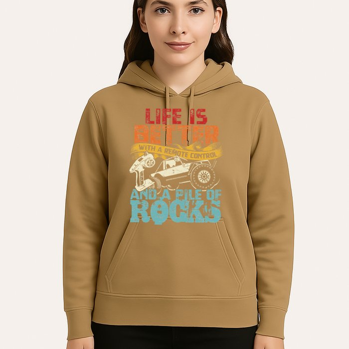 Life Is Better With A Remote Control And A Pile Of Rocks Hoodie