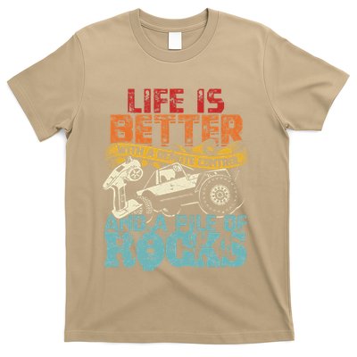 Life Is Better With A Remote Control And A Pile Of Rocks T-Shirt