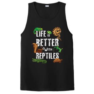 Life Is Better With Reptiles Lizard Reptile Pet Lover PosiCharge Competitor Tank