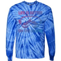 Life Is Better On The Slopes Gift Tie-Dye Long Sleeve Shirt