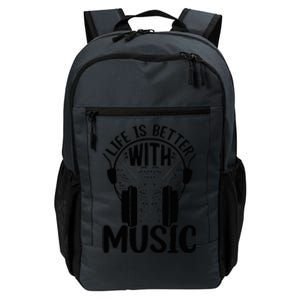 Life Is Better With Music - Guitar Player Daily Commute Backpack