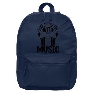 Life Is Better With Music - Guitar Player 16 in Basic Backpack