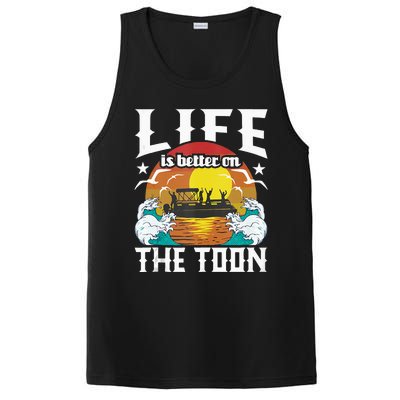 Life Is Better On The Toon Funny Pontoon Boat Pontooning PosiCharge Competitor Tank