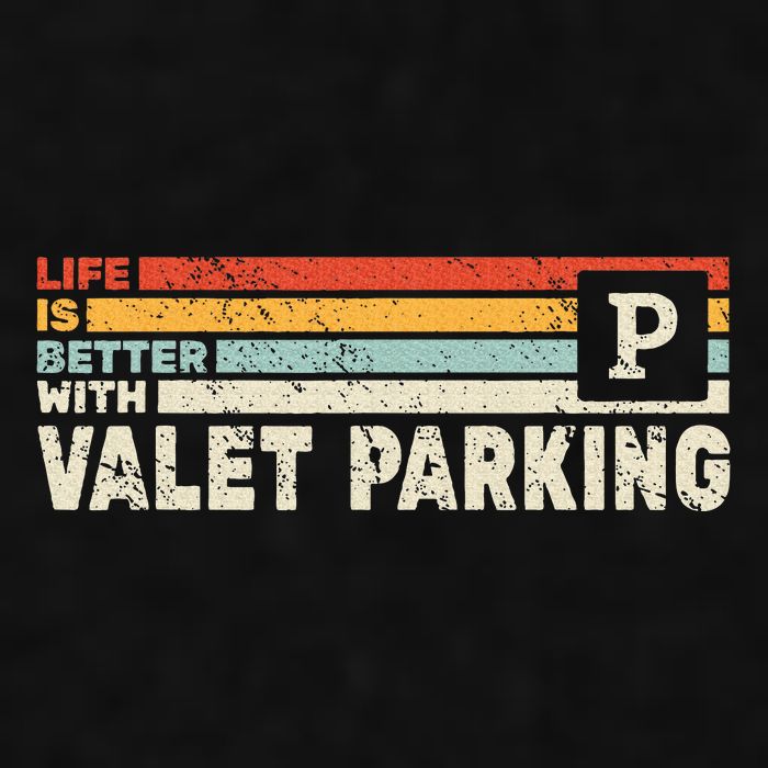 Life Is Better With Valet Parking Ladies PosiCharge Tri-Blend Wicking Tank