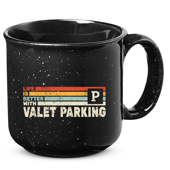 Life Is Better With Valet Parking 15oz Campfire Ceramic Mug